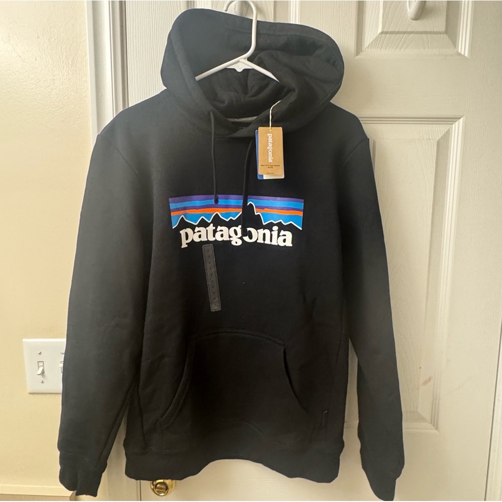 Patagonia Black P-6 Logo Uprisal Hoody (S)
